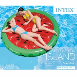 Intex Inflatable Juicy Watermelon Island Pool Float -Courtyard Home Furnishings Store 138840 2