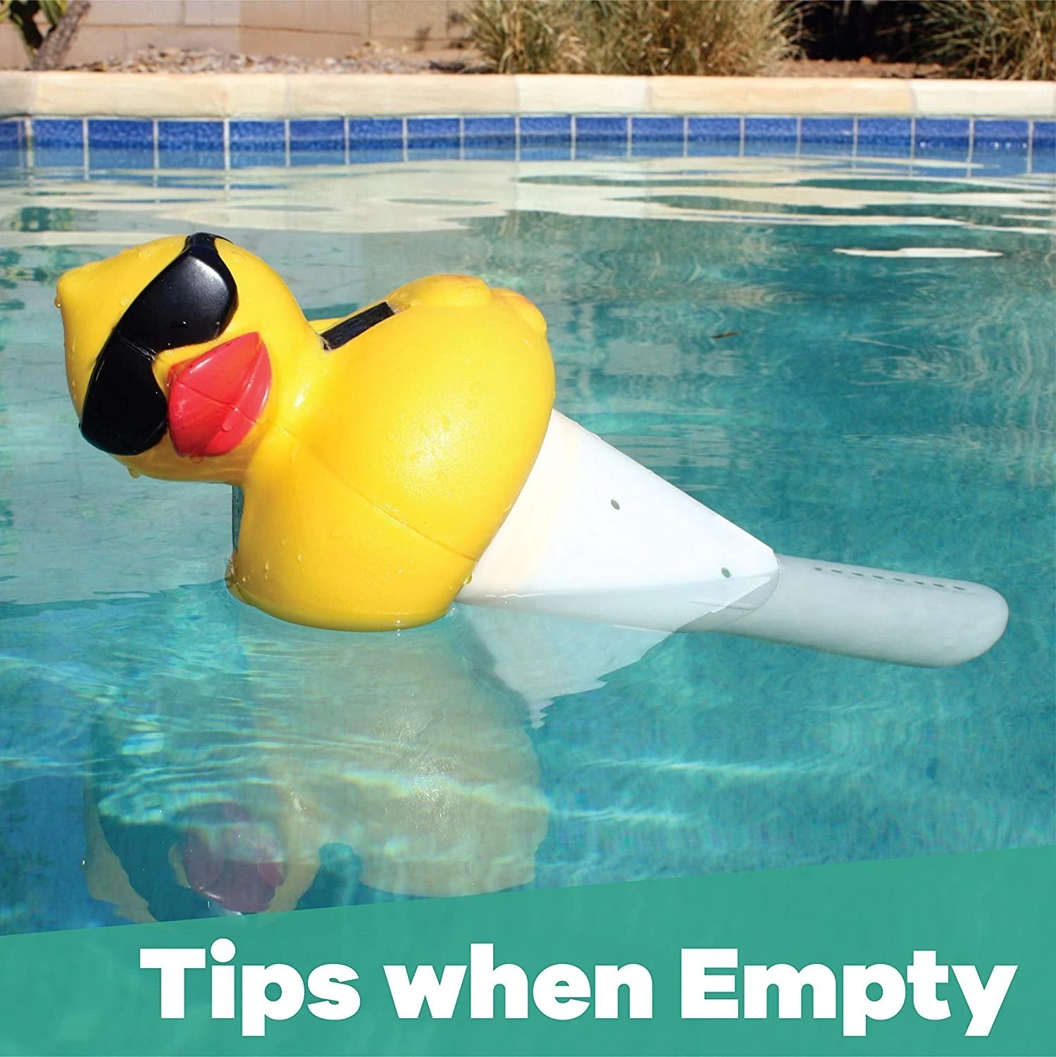 Solar Powered LED Derby Duck Pool Chlorinator 8002 2 Solar Powered LED Derby Duck Pool Chlorinator 8002 - Image 2