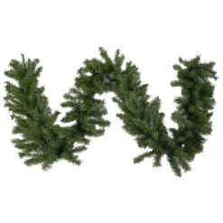 9' Canadian Pine Non-Lit Artificial Christmas Garland