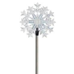 Solar Powered Motion LED Snowflake Garden Lights -Courtyard Home Furnishings Store 162623 5