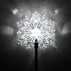 Solar Powered Motion LED Snowflake Garden Lights -Courtyard Home Furnishings Store 162623 8