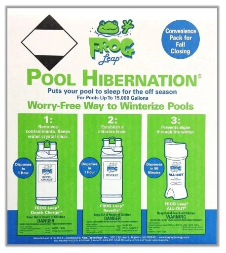 FROG® Leap® Pool Wake Up!® / Pool Hibernation® Kit 1 FROG® Leap® Pool Wake Up!® / Pool Hibernation® Kit