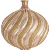150MM Gilded Gold Swirled Onion Ornament