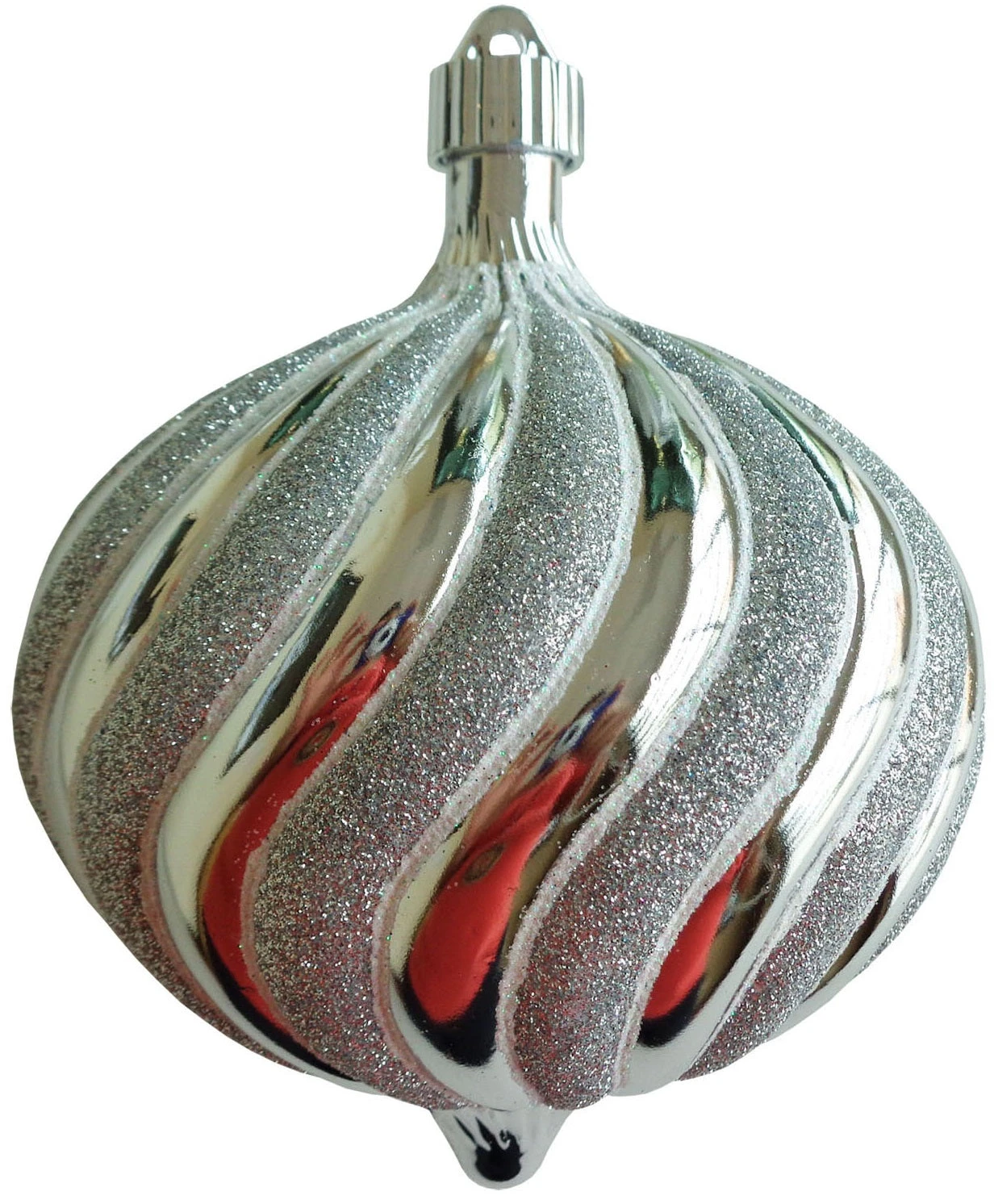 150MM Looking Glass Swirled Onion Ornament 1 150MM Looking Glass Swirled Onion Ornament