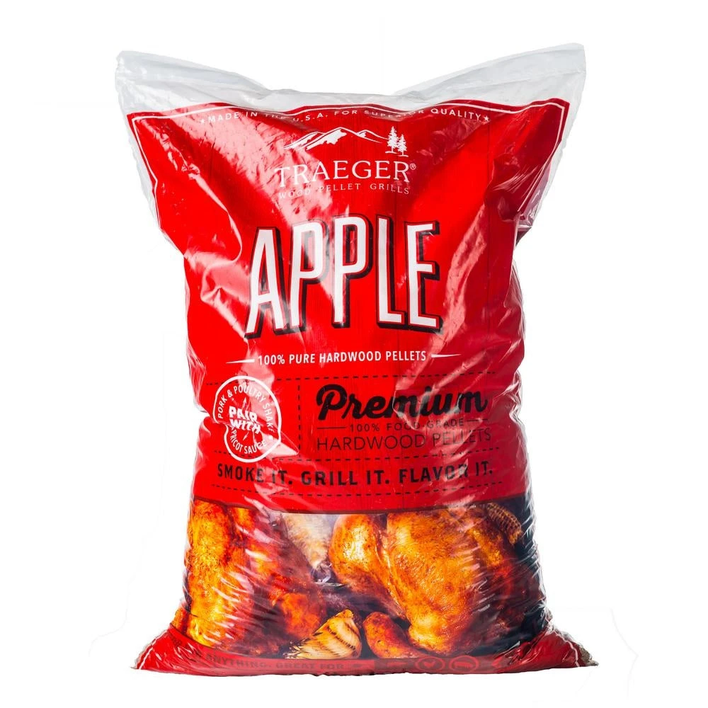 Traeger Apple Hardwood Pellets 20 Lb. Bag 5 Traeger Apple Hardwood Pellets 20 Lb. Bag - Image 5