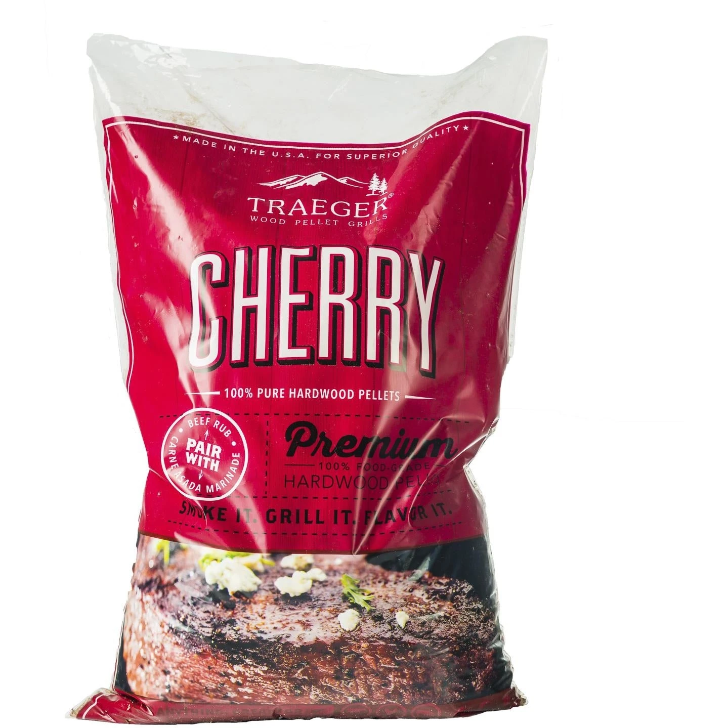 Traeger Cherry Hardwood Pellets 20 Lb. Bag 5 Traeger Cherry Hardwood Pellets 20 Lb. Bag - Image 5