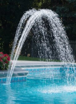 Ocean Blue Waterfall Fountain For Pools