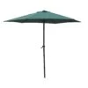 7.5' Market Bronze Frame Hunter Green Canopy Umbrella