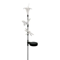 Solar Powered Flower And Insect Trio Garden Stake -Courtyard Home Furnishings Store 183819 4