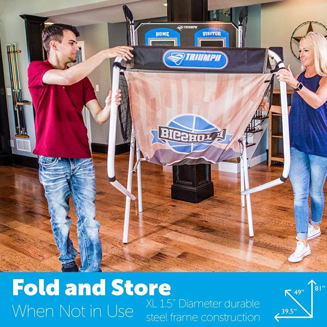 Triumph® Big Shot 8-in-1 Double Shootout Basketball Arcade 5 Triumph® Big Shot 8-in-1 Double Shootout Basketball Arcade - Image 5