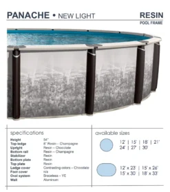 Vogue Panache 54" Resin Above Ground Swimming Pool -Courtyard Home Furnishings Store 185660 4 7d76086f e7f8 45cd b105 7d27cbcf7135