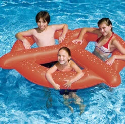 Swimline's Giant Inflatable Pretzel Pool Float -Courtyard Home Furnishings Store 187794 4