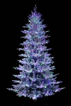Snowbound Spruce 16-Function Starry Lights Artificial Christmas Tree -Courtyard Home Furnishings Store 1930 2 scaled