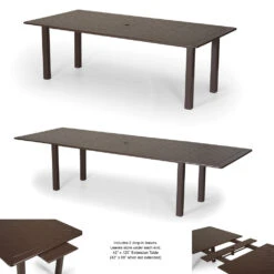 Primera Aluminum Sling Outdoor Dining Sets -Courtyard Home Furnishings Store 194204 2