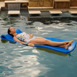 SofSkin Blue Floating Luxury Pool Mattress From Swimline
