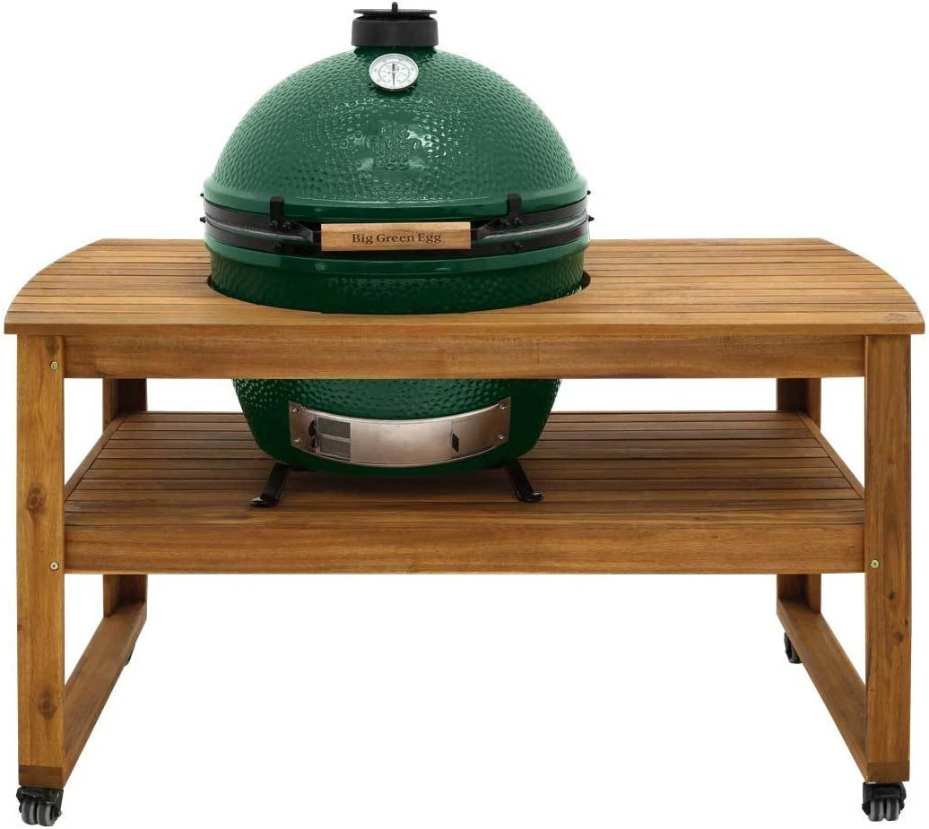 Big Green Egg Acacia Table For Large Or XLarge EGGs 3 Big Green Egg Acacia Table For Large Or XLarge EGGs - Image 3