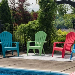Kids Resin Stacking Adirondack Chairs 22 Kids Resin Stacking Adirondack Chairs -Courtyard Home Furnishings Store 224543 8