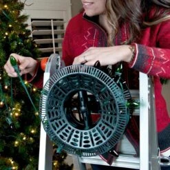 TreeKeeper Santa's Bags Install 'N Store Light Storage Bag With Reels -Courtyard Home Furnishings Store 232264439365d0c47a2c4a7247165115