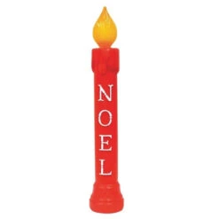 39" Noel Red Candle Blow Mold Christmas Decoration -Courtyard Home Furnishings Store 249829 541d31f4 e708 485c b389 ff779d8b978c