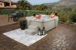 Straight Sand Roto Molded Spa Steps For Mini, Azure, Monterey, Excursion & Premier Hot Tubs -Courtyard Home Furnishings Store 250139 3 scaled