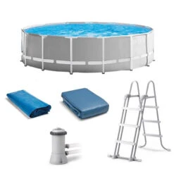 Intex 15' X 48" Prism Frame™ Swimming Pool Set -Courtyard Home Furnishings Store 250627 2