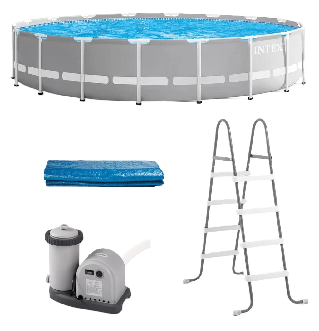 Intex 18' X 48" Prism Frame™ Swimming Pool Set 1 Intex 18' X 48" Prism Frame™ Swimming Pool Set
