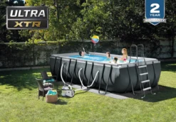 Intex 18' X 9' X 52" Ultra XTR™ Rectangular Frame Pool Set With Sand Filter Pump -Courtyard Home Furnishings Store 250658 4