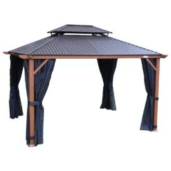 Cambridge Nutmeg Hard Top Gazebos -Courtyard Home Furnishings Store 253062 2