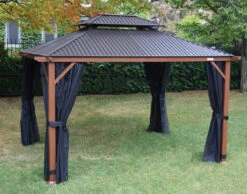 Cambridge Nutmeg Hard Top Gazebos -Courtyard Home Furnishings Store 253062 2 e85b0f7b 71c6 4669 ae1a 1d1c37b5f08f