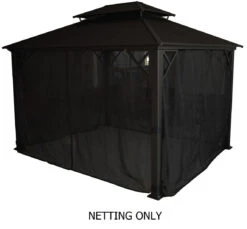 Mosquito Netting For Cambridge Hard Top 10'x12' Or 12'x16' Gazebos