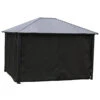 Black Curtains For Cambridge Hard Top Gazebos