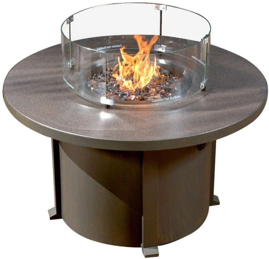 42" Round Aluminum Fire Pit Table 1 42" Round Aluminum Fire Pit Table