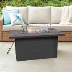 48" X 36" Rectangular Cal Sil Fire Table -Courtyard Home Furnishings Store 256858 3