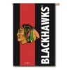 Chicago Blackhawks Mixed-Material Embellished Appliqué Flags