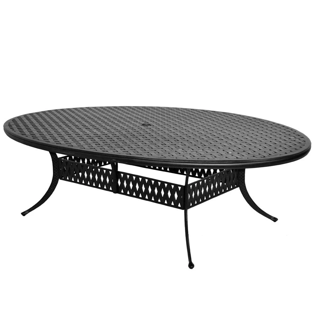 Stonegate Cast Aluminum Woven Patio Dining Sets 8 Stonegate Cast Aluminum Woven Patio Dining Sets - Image 8