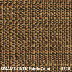 10' Square Cantilever Umbrella In A Bronze Frame With A Sesame Linen Canopy With Base -Courtyard Home Furnishings Store 3518 Sesame Linen