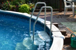 Main Access Easy Entry Step With Dual Handrails For 48"-54" Above Ground Swimming Pools 9 Main Access Easy Entry Step With Dual Handrails For 48"-54" Above Ground Swimming Pools -Courtyard Home Furnishings Store 374019 2