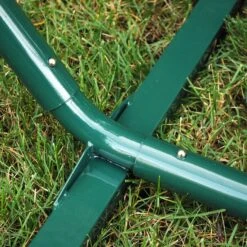 2-Point Single Cotton Rope Hammock With Stand -Courtyard Home Furnishings Store 400459 4