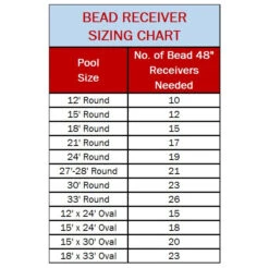 49" Bead Receiver Pack -Courtyard Home Furnishings Store 432511 2