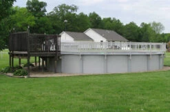 24" Premium Resin Pool Fence System Base Kits -Courtyard Home Furnishings Store 442923 4