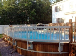 24" Premium Resin Pool Fence System Base Kits -Courtyard Home Furnishings Store 442923 6