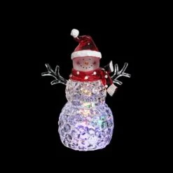 9" Battery-Operated Light Up Acrylic Snowman Figurines 7 9" Battery-Operated Light Up Acrylic Snowman Figurines -Courtyard Home Furnishings Store 444411d707021f06d14261e0a3492251 5a6f1619 25e4 4146 98f9 f57cc6024b26