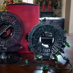 TreeKeeper Santa's Bags Install 'N Store Light Storage Bag With Reels -Courtyard Home Furnishings Store 45a4ebefeb49dec77ce5bd6bdae4f126