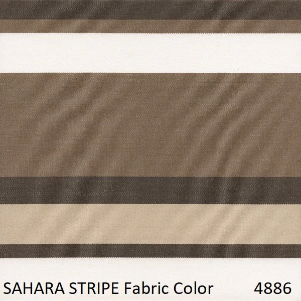 11' Auto Tilt Market Bronze Frame Sahara Stripe Canopy Umbrella 2 11' Auto Tilt Market Bronze Frame Sahara Stripe Canopy Umbrella - Image 2