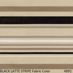 9' Collar Tilt Market Bronze Frame Black Latte Stripe Canopy Umbrella 8 9' Collar Tilt Market Bronze Frame Black Latte Stripe Canopy Umbrella -Courtyard Home Furnishings Store 4891 Black Latte Stripe