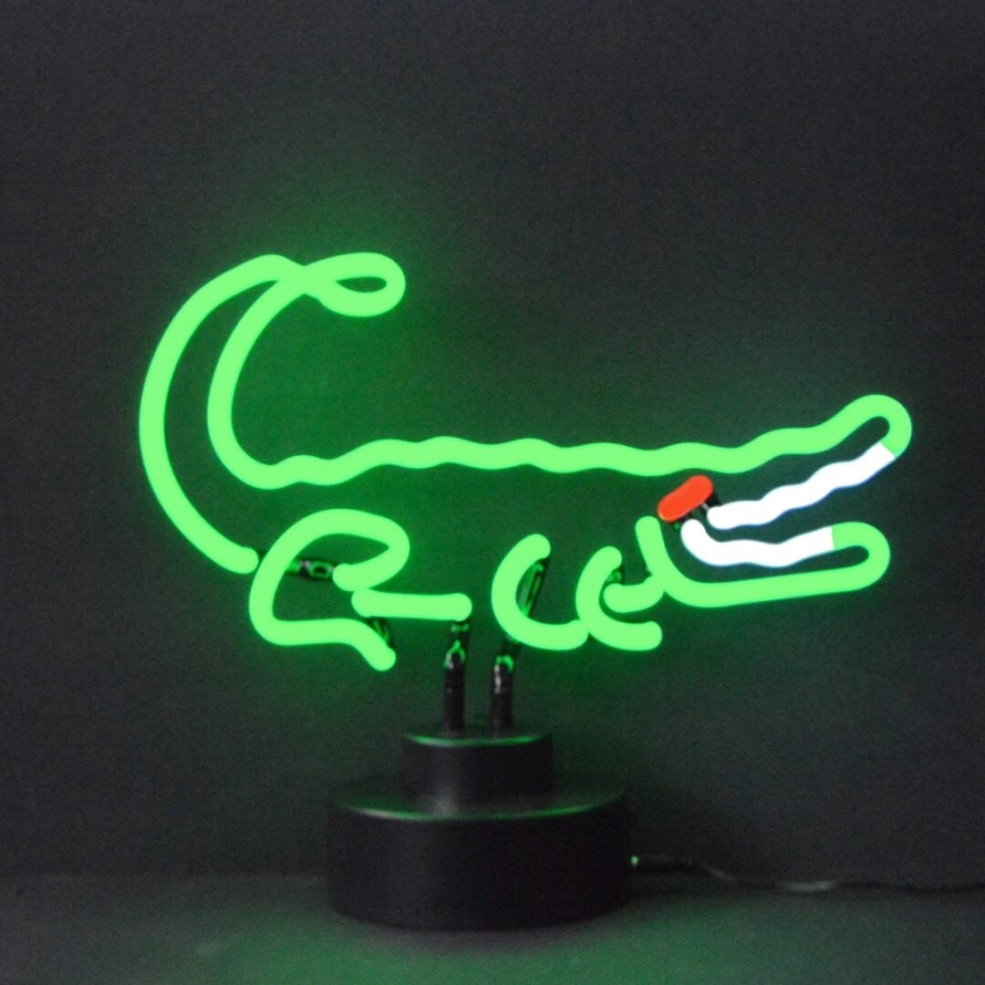 Neonetics Alligator Neon Sculpture 1 Neonetics Alligator Neon Sculpture