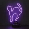 Neonetics Purple Cat Neon Sculpture