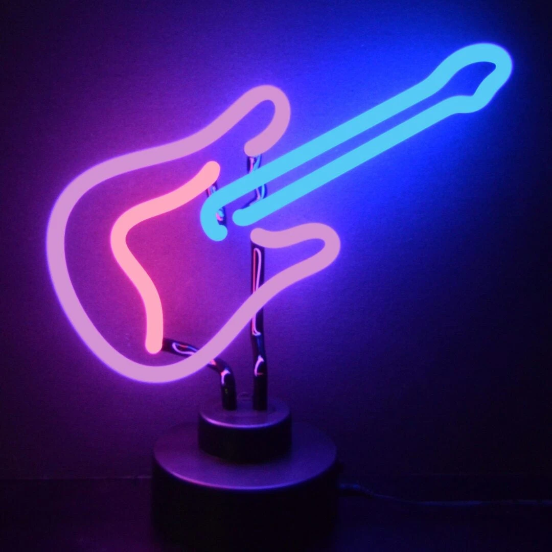 Neonetics Guitar Neon Sculpture 1 Neonetics Guitar Neon Sculpture