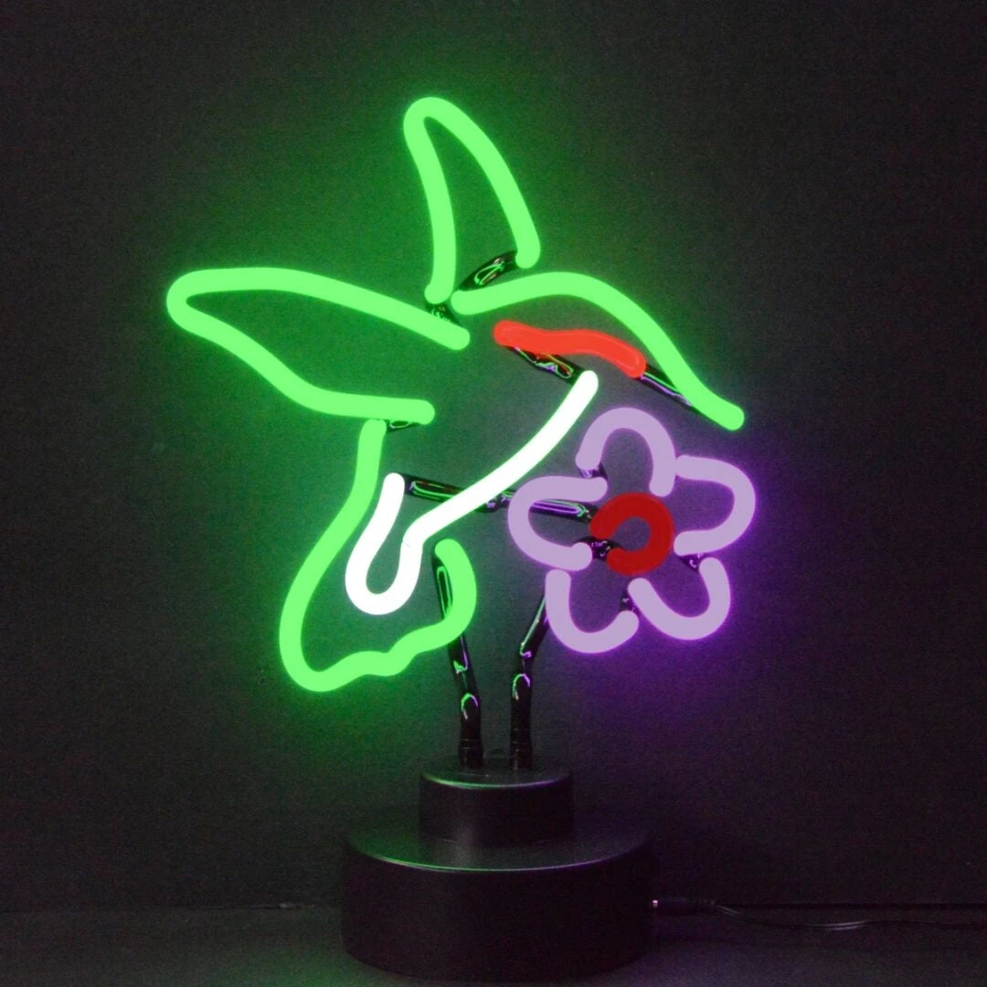 Neonetics Hummingbird Neon Sculpture 1 Neonetics Hummingbird Neon Sculpture