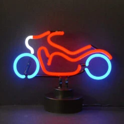 Neonetics Motorcycle Neon Sculpture